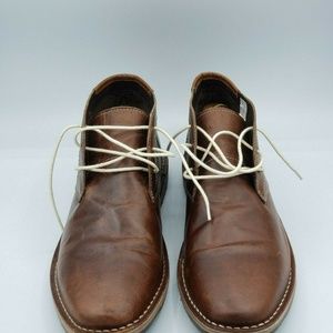 Steve Madden Men’s P-Ivon Brown Wood Leather boot